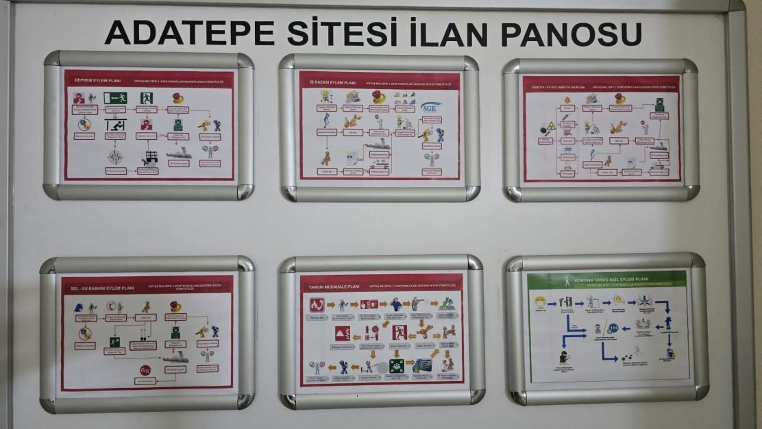 Adatepe Sitesi ilan panosu